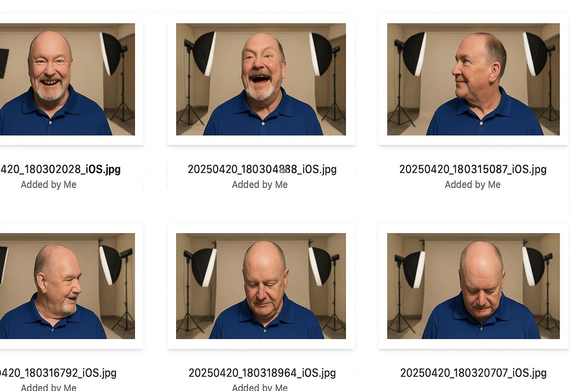 AI Portrait Service - Initial Photo Shoot